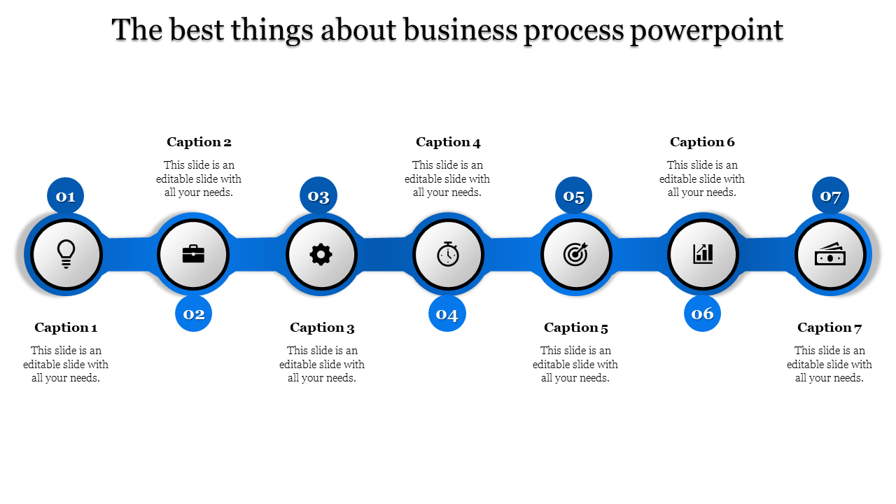 business process powerpoint-7-Blue